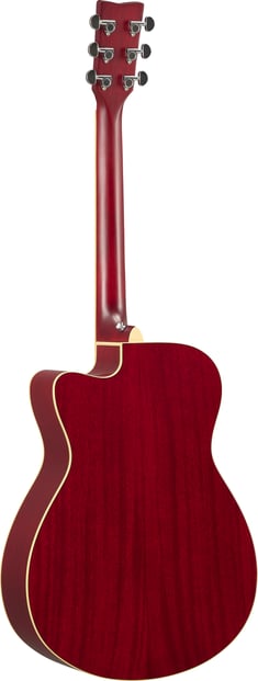 Yamaha FSC-TA Electro Acoustic Ruby Red Back