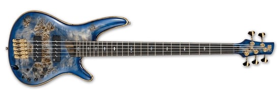 Ibanez SR2605 Premium Bass, 5 String, Cerulean Blue Burst
