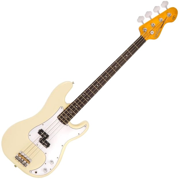 Vintage V4VW Bass, Vintage White