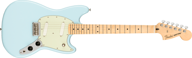 Fender Mustang Maple Fingerboard, Sonic Blue