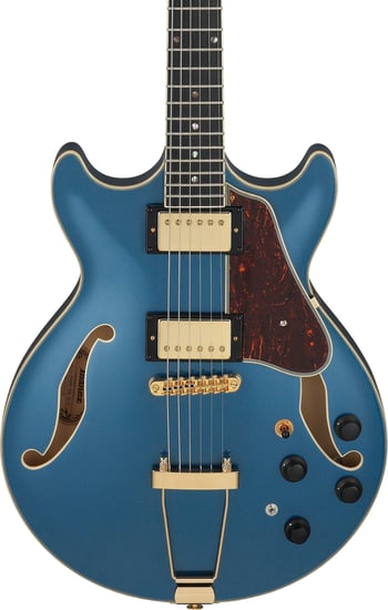 Ibanez AMH90 Artcore Expressionist, Prussian Blue Metallic