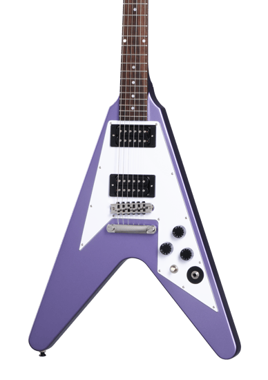 Epiphone Kirk Hammett 1979 Flying V, Purple Metallic