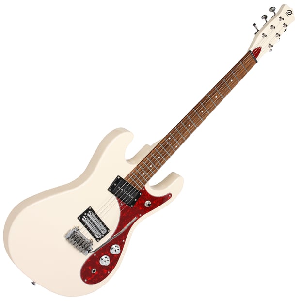 Danelectro '64XT Guitar, Vintage White