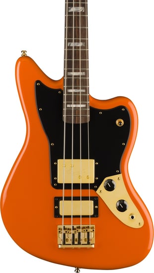 Fender Limited Edition Mike Kerr Jaguar Bass, Rosewood Fingerboard, Tiger's Blood Orange