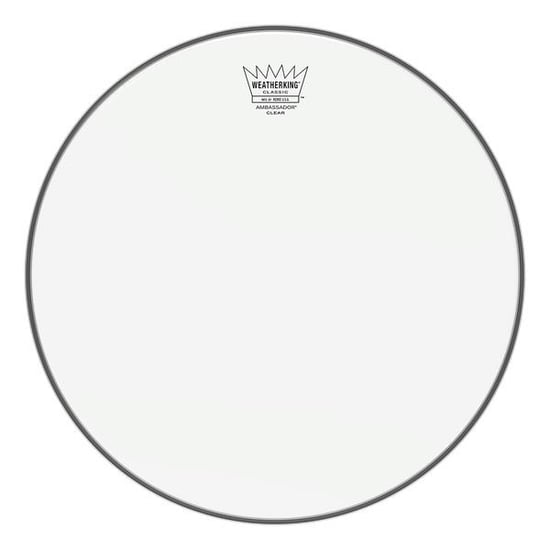 Remo Ambassador Clear Classic Fit Drum Head,12in