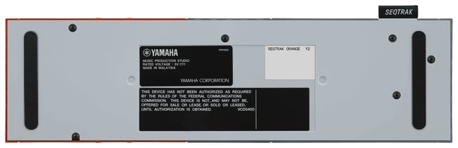 Yamaha SEQTRAK Orange