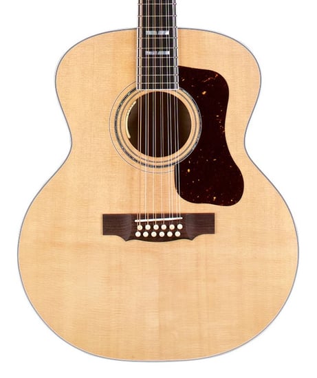 Guild USA F-512E Maple 12 String Jumbo Acoustic, Natural