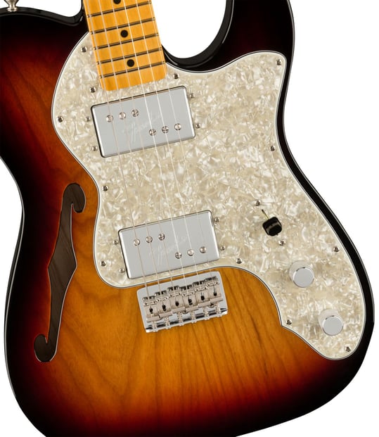Fender Am Vintage II 1972 Tele Thinline Sunburst