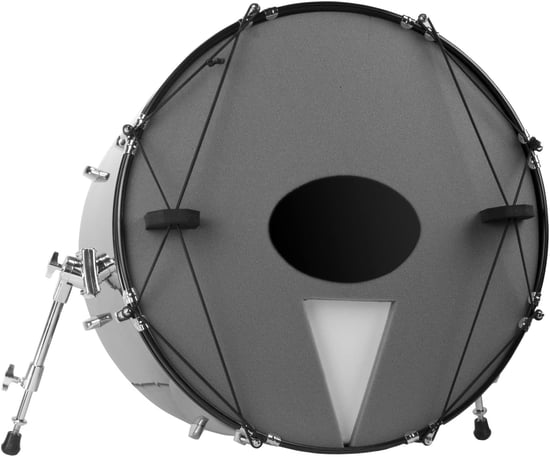 Tiger TDA35 Drum Kit Silencer Pad Set, Black