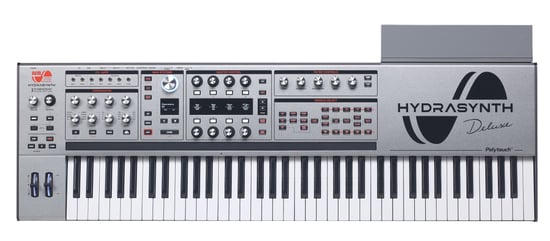 ASM Hydrasynth Deluxe Polyphonic Keyboard Synthesiser, Silver Edition
