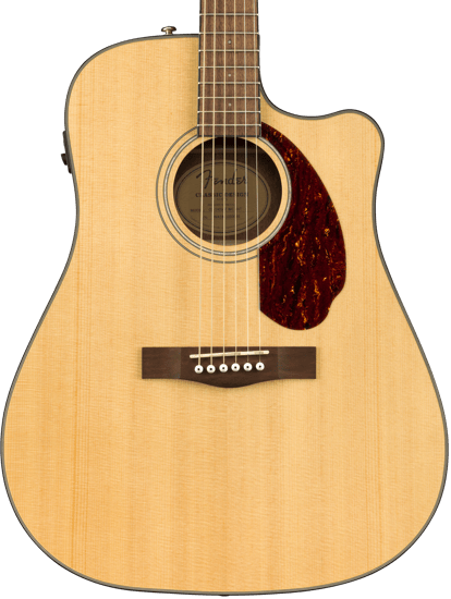 Fender CD-140SCE Electro-Acoustic Guitar with Case, Natural