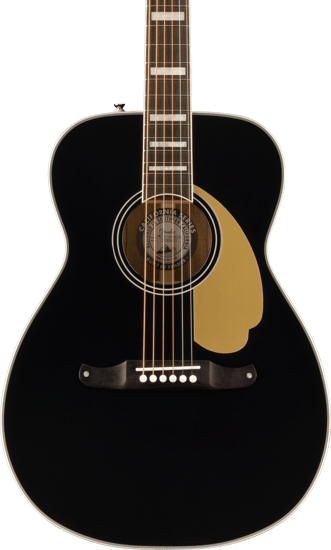 Fender Malibu Vintage Concert Electro-Acoustic, Black