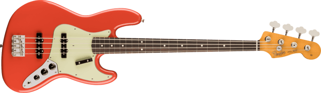 Fender Vintera II 60s Jazz Bass Red Front