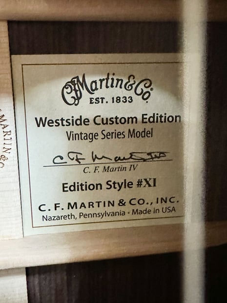 Martin USA Westside Custom (16made) 