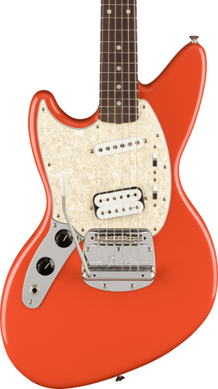 Fender Artist Series Kurt Cobain Jag-Stang, Fiesta Red, Left Handed
