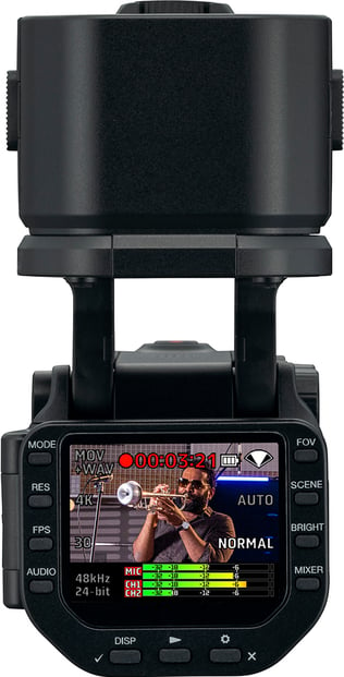 Zoom Q8n 4K Handy Video Recorder Rear 1