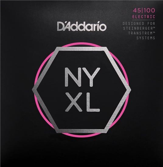 D'Addario NYXL45100 Nickel Wound Bass, Regular Light, 45-100, Long Scale