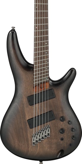 Ibanez SRC6MS-BLL Multi-Scale 6 String Bass, Black Stained Burst Low Gloss