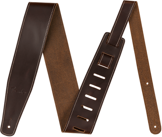 Fender Broken-In Leather Strap 2.5" Brown