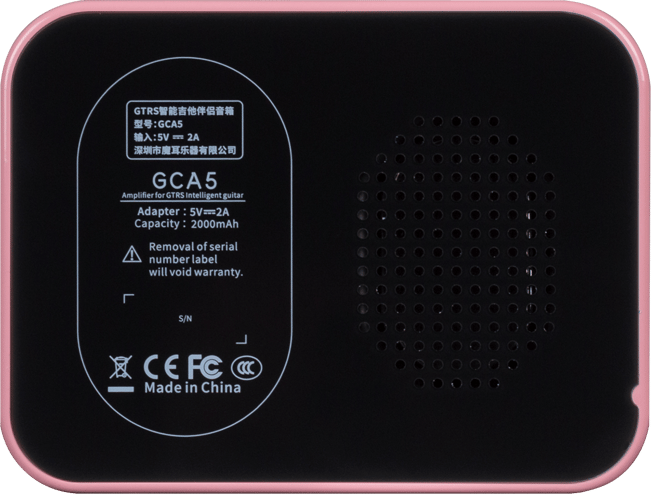 Mooer GCA5 PTNR Mini Bluetooth Amp Pink 5
