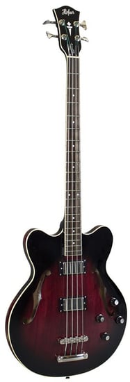 Hofner HCT-500/8-DC Verythin Bass, Dark Cherry