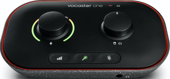 Focusrite Vocaster One Audio Interface Tilt