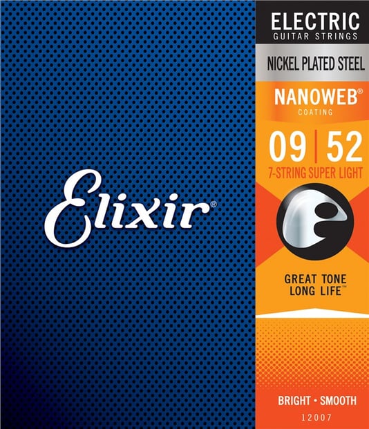 Elixir 12007 Nickel Plated Steel Nanoweb Front