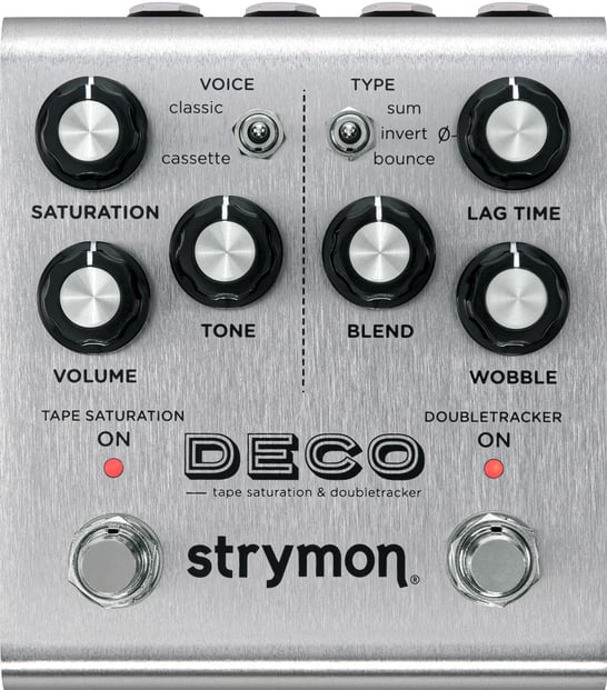 Strymon Deco Tape Pedal V2 Front Panel