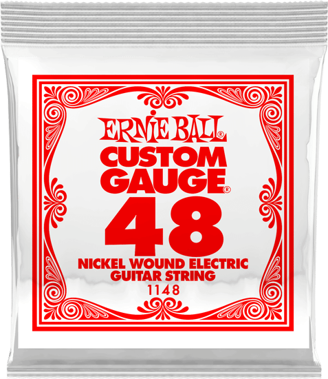 Ernie Ball 1148 Nickel Wound Electric Single String, 48
