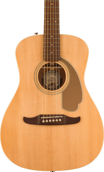 Fender Malibu Player, Parlour Electro-Acoustic, Natural