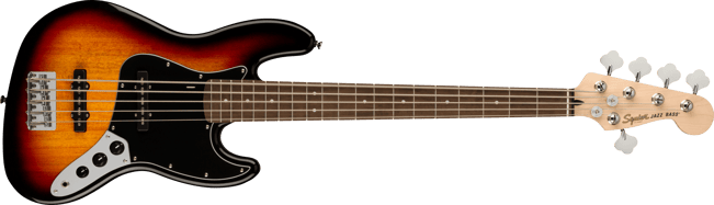 Squier Jazz Bass V 3-Colour Sunburst