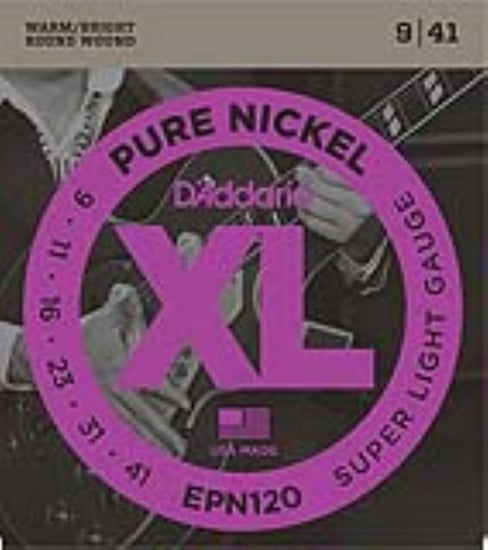 D'Addario EPN120 XL Pure Nickel (Regular Light 9-41)