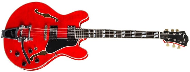 Eastman T486B Thinline Red Front