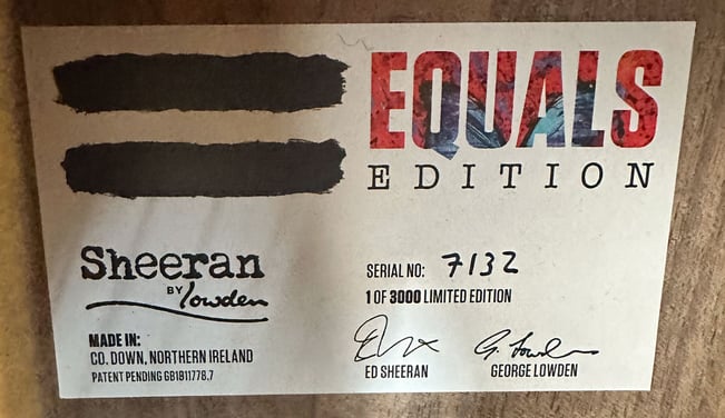 Sheeran by Lowden Equals Edition