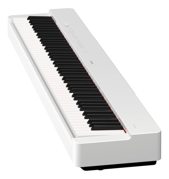 Yamaha P-225 Digital Piano White Right Tilt