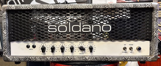 Soldano Hot Rod 50 Head, Snakeskin, Second-Hand