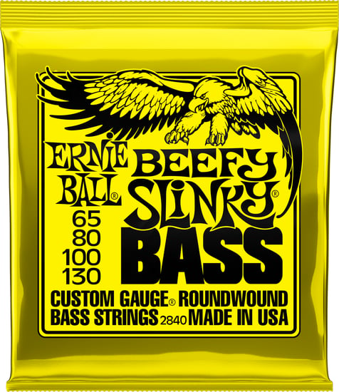 Ernie Ball 2840 Beefy Slinky Bass, 65-130
