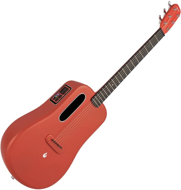 Lava ME 3 Electro Acoustic Guitar Red