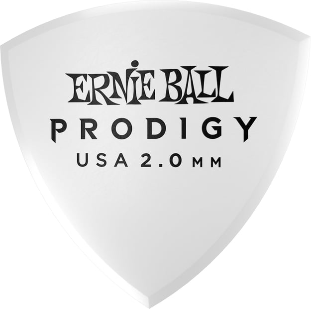 rnie Ball Prodigy Large Shield 2mm Pick 3