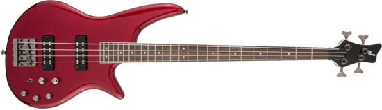 Jackson JS Series JS3 Spectra IV Bass Guitar, Metallic Red