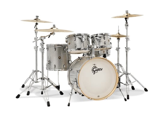 Gretsch CM1-E825 Catalina Maple 5 Piece Shell Pack, Silver Sparkle