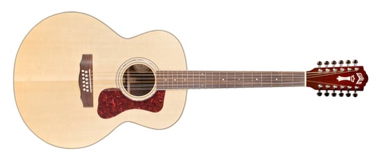 Guild F-1512E Westerly 12 String Jumbo Electro Acoustic, Natural