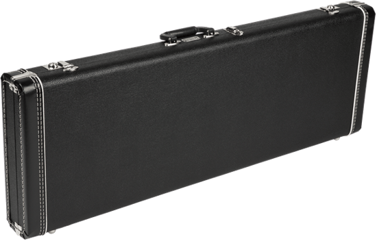 Fender G&G Standard Strat/Tele Hardshell Case, Black with Black Interior