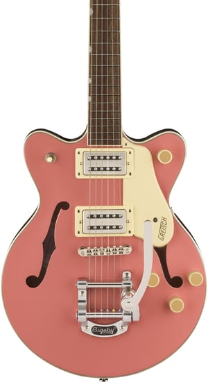 Gretsch G2655T Streamliner Center Block Jr. Double-Cut with Bigsby, Laurel Fingerboard, Coral