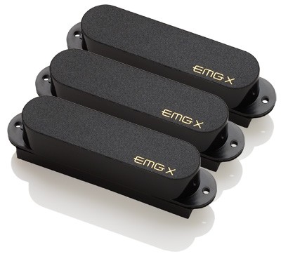 EMG SLVX-SET Active Single Coil Pickup Set, Black