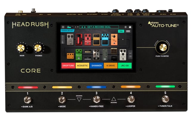 HeadRush Core Guitar FX and Vocal Pedal Top