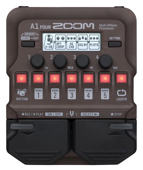 Zoom A1 FOUR Acoustic Instruments Multi Effects Pedal