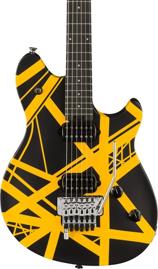 EVH Wolfgang Special Striped, Black and Yellow