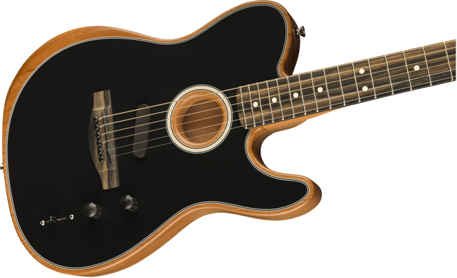 Fender Acoustasonic Telecaster Black 5