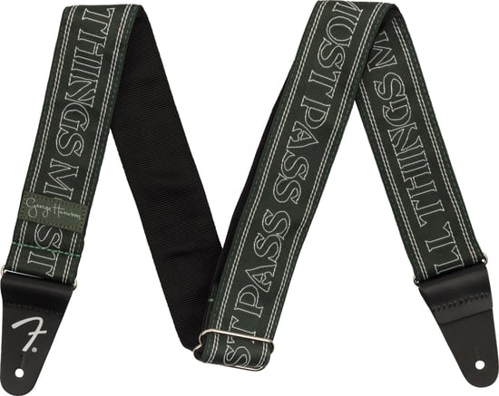 Fender George Harrison All Things Must Pass Logo Strap, Green